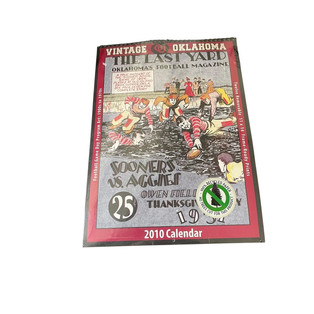 Vintage Oklahoma Sooners The Last‎ Yard Football Magazine 2010 Calendar